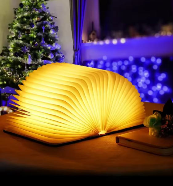 Świecąca Składana Lampka Książka Led - Komfort wieczorami!