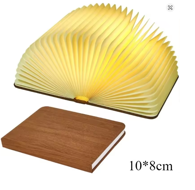 Świecąca Składana Lampka Książka Led - Komfort wieczorami!