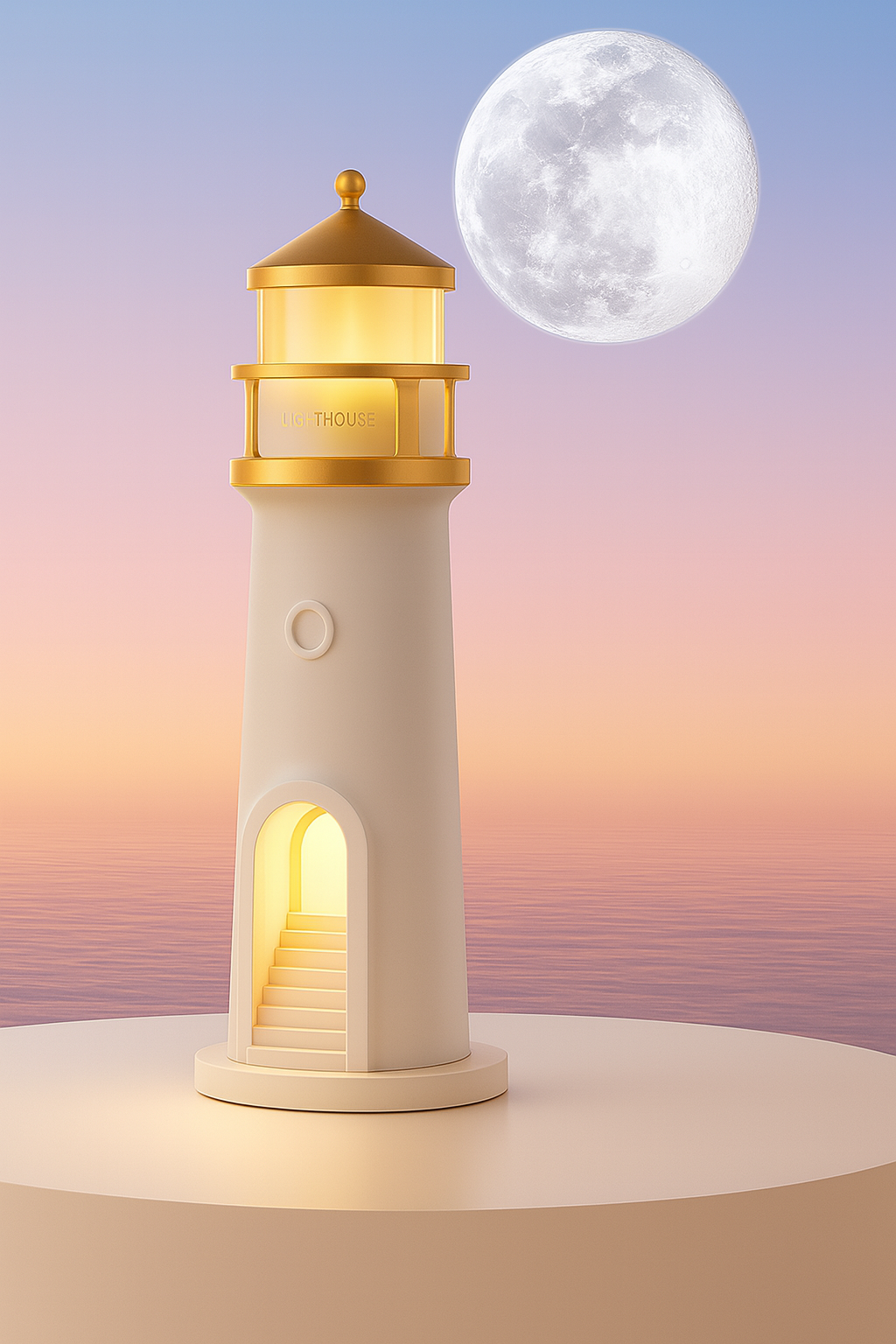 Piękna Lightee Latarnia Lampka księżycowa - Przytulne oświetlenie w pokoju!